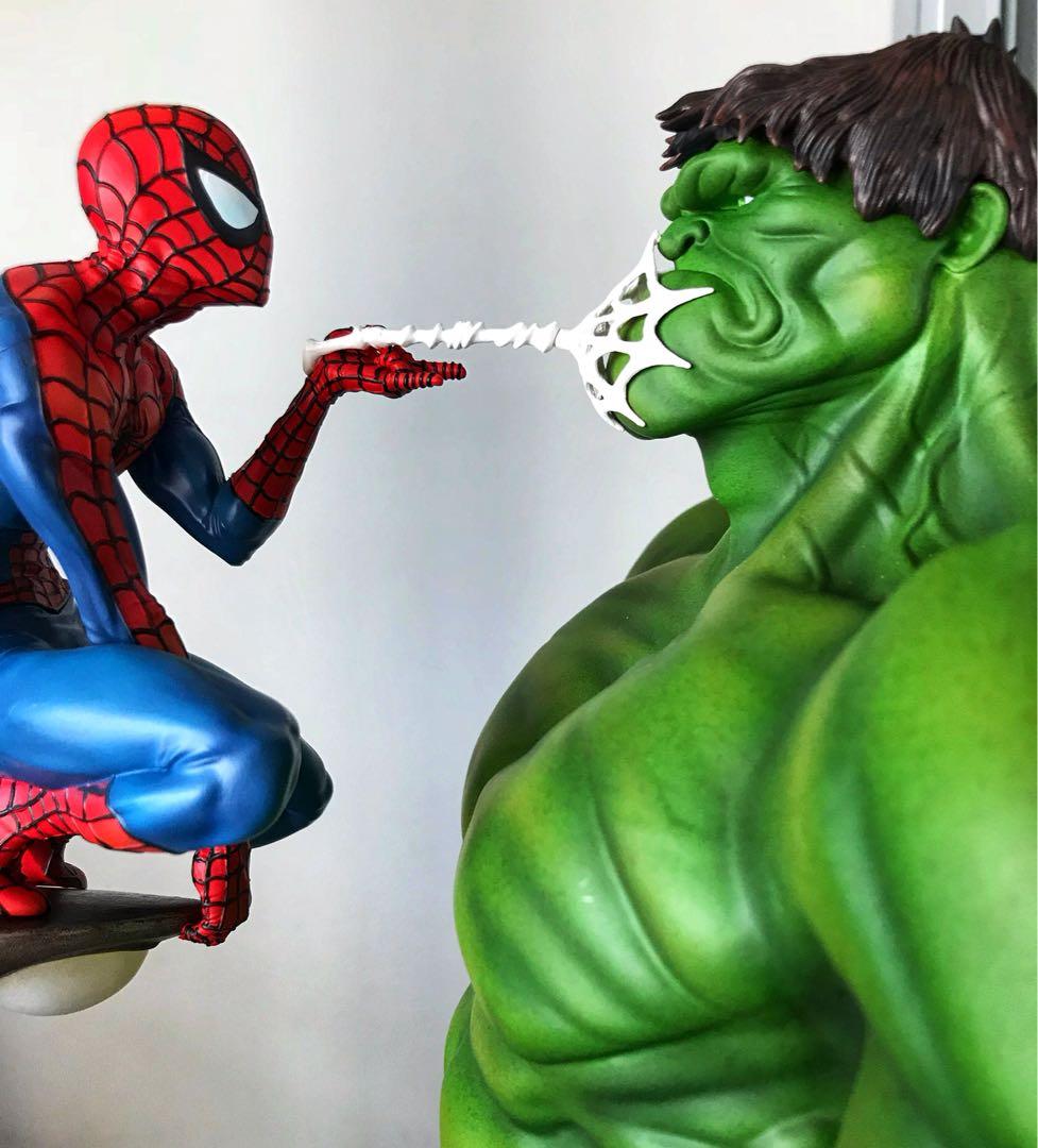 Custom Statue Spiderman Vs Hulk Fan Art Toys Games Bricks Figurines On Carousell Play free hulk vs wolverine games online. custom statue spiderman vs hulk fan art
