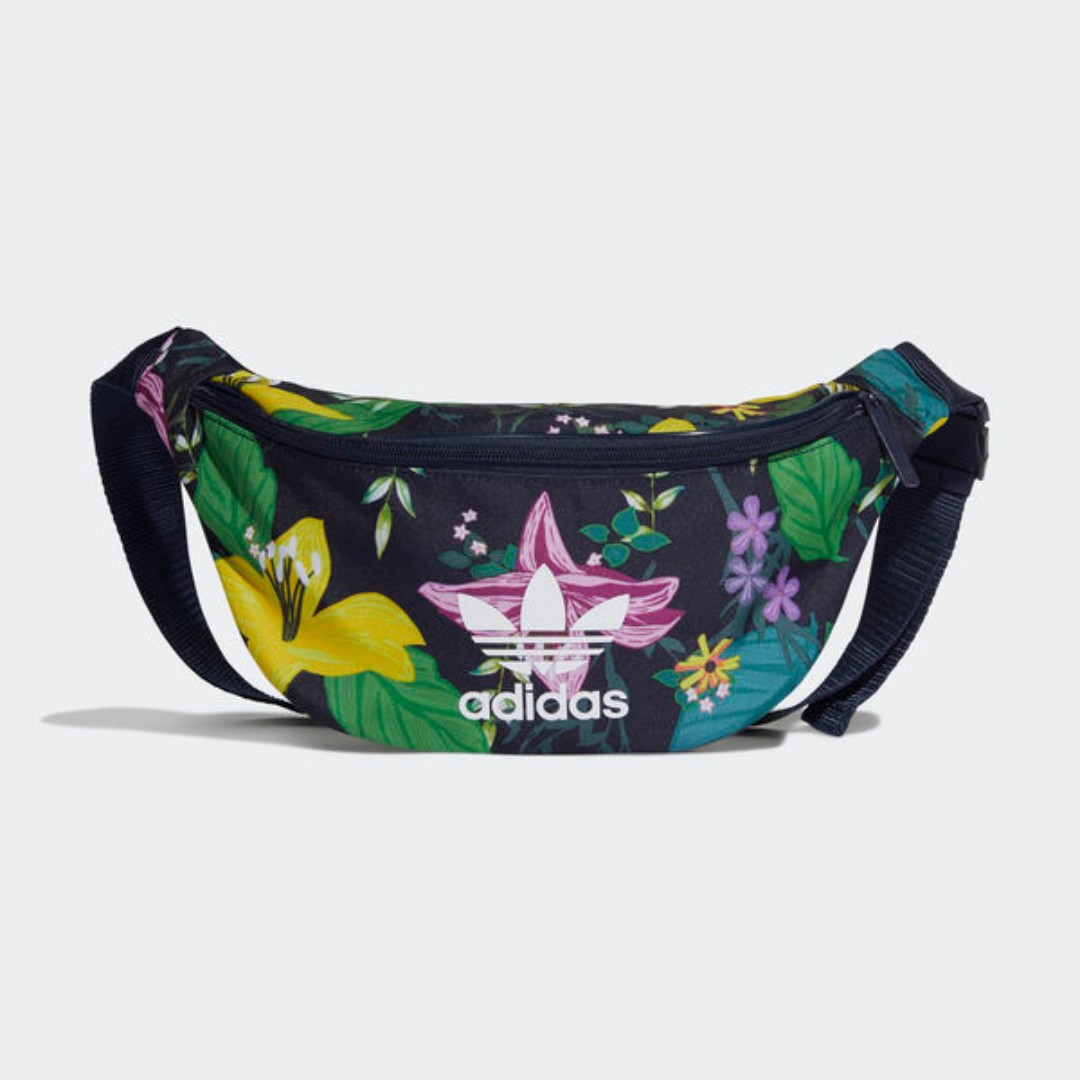 floral adidas bag