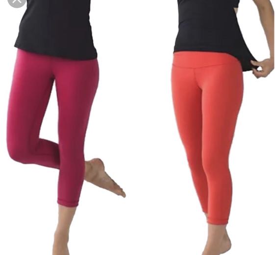 EUC Lululemon Wunder Under crop 
