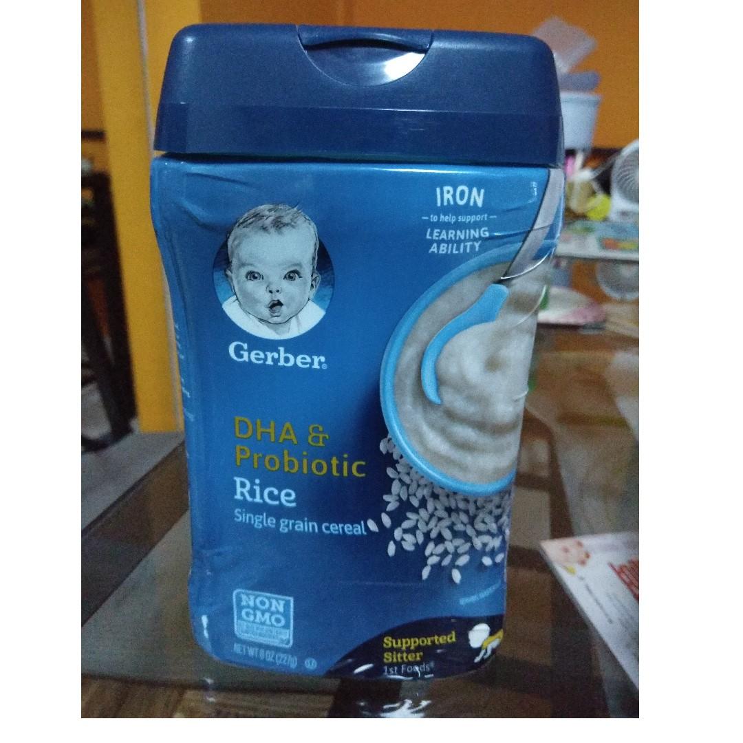 gerber dha probiotic rice