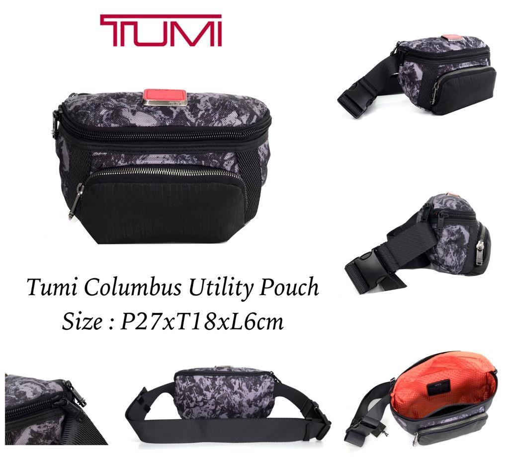 HARGA Name Tumi Columbus Utility Pouch Size P27xT18xL6cm