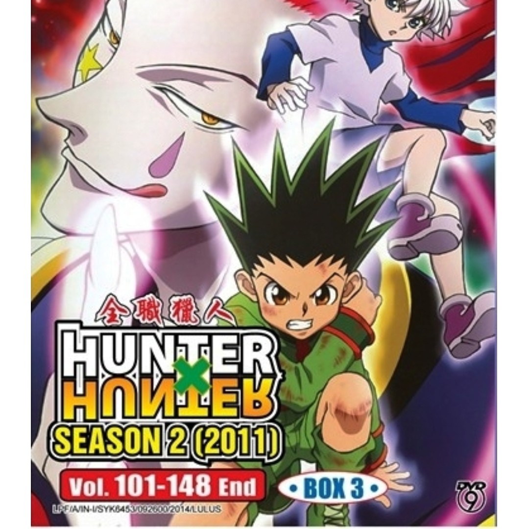 Hunter x Hunter 2011 Season 2 Box 3 Vol.100 - 148 End DVD English Sub ALL  Region