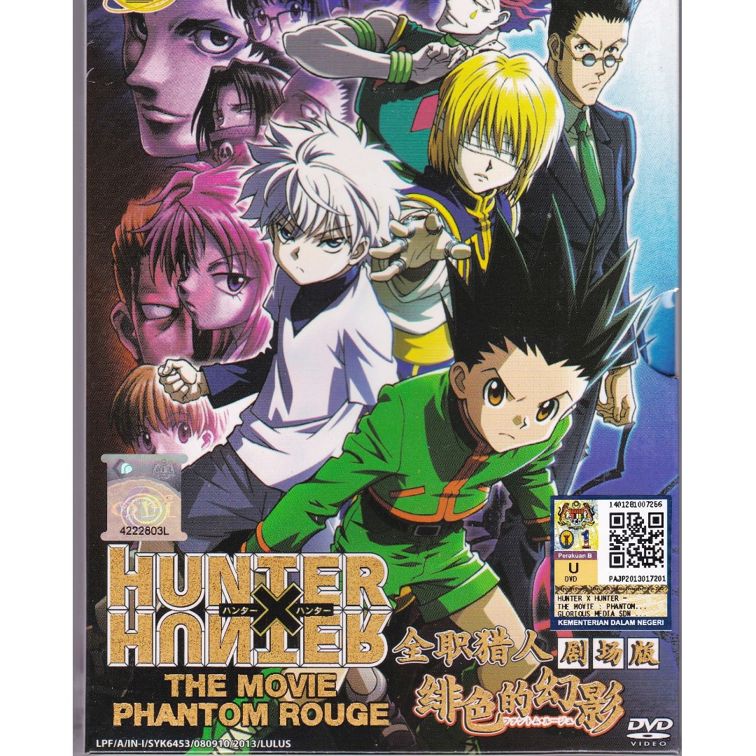 DVD Anime Hunter X Hunter (1-92 End +OVA) +Phantom Rouge & Last Mission