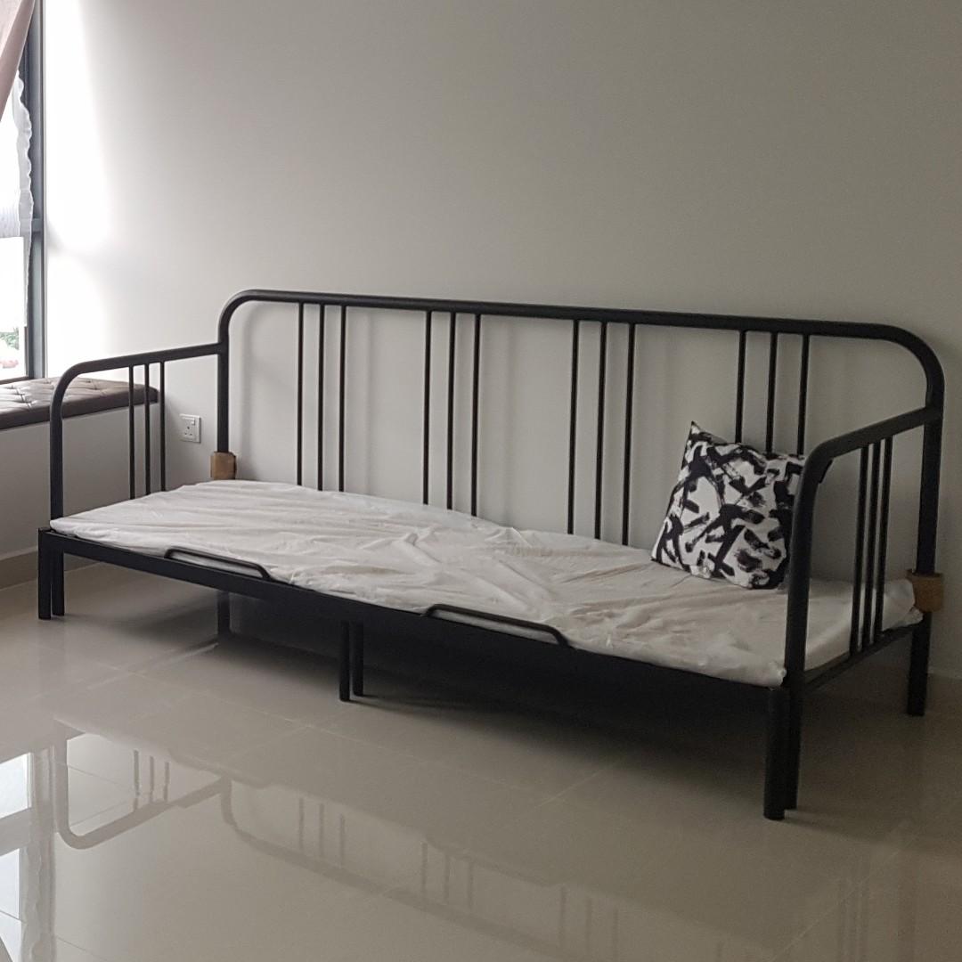 IKEA FYRESDAL Day-bed frame, (80x200 cm), Furniture & Home Living 
