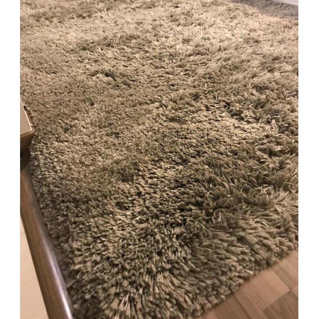 Ikea Grey Rug Carpet Hulsig Furniture Home Decor On Carousell