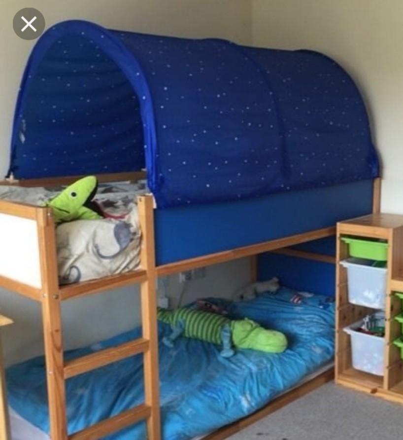 Canopy Ikea Kura Bed Furniture Home Living Furniture Bed