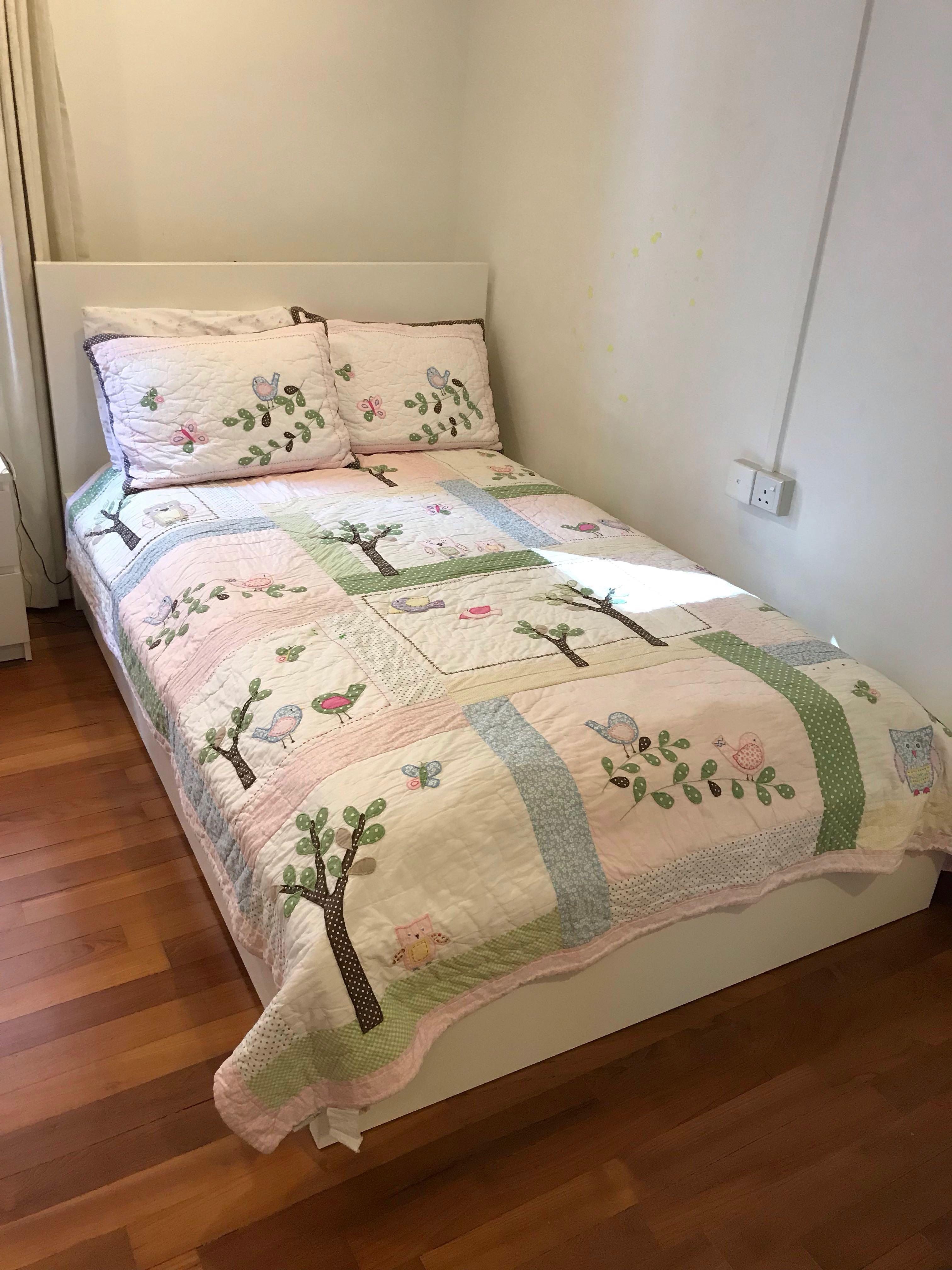 Ikea Malm Super Single Bed Mattress Furniture Beds Mattresses On Carousell