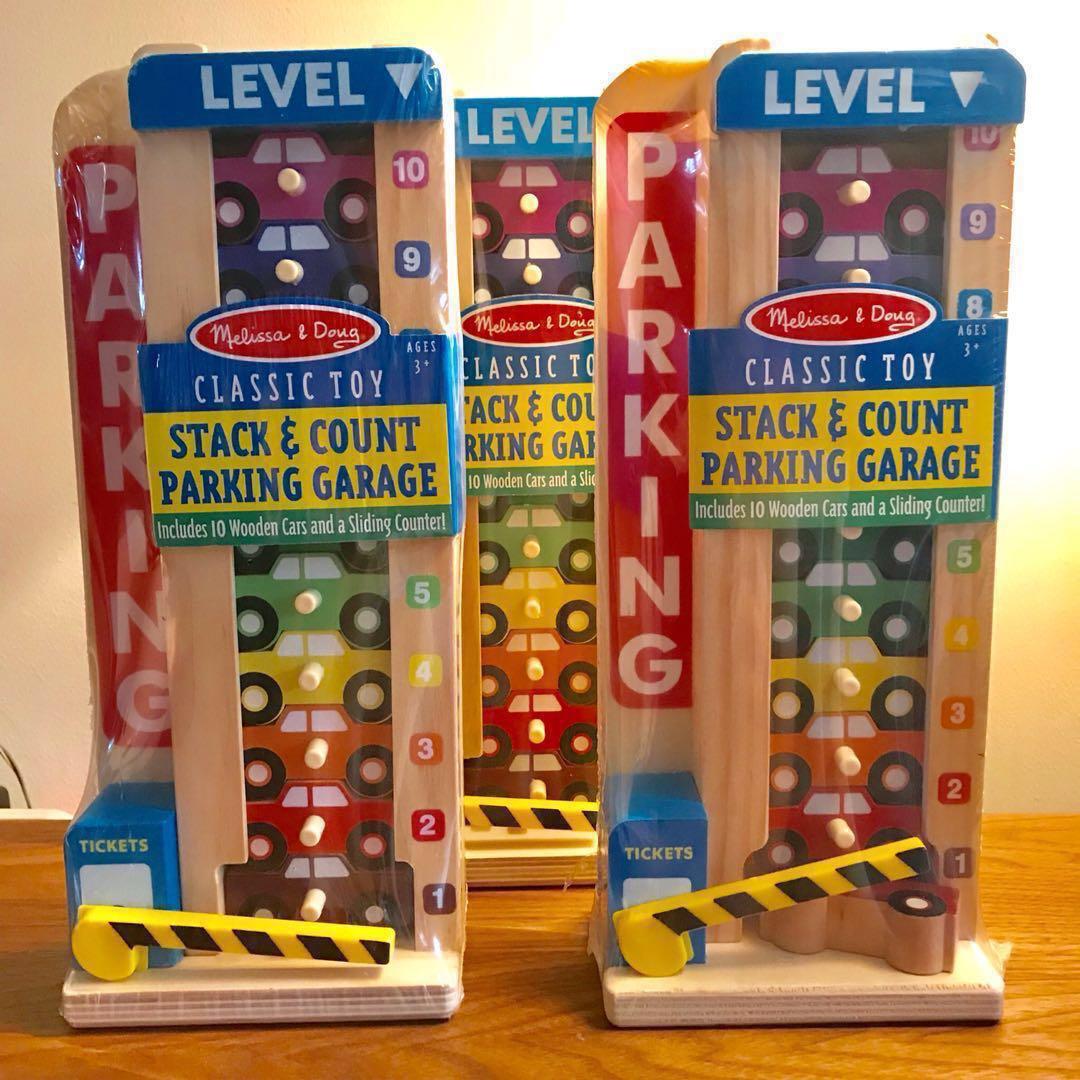 melissa and doug stack and count parking garage