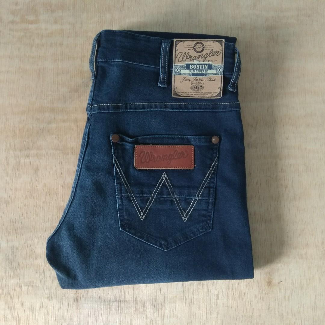 Jual rugi Wrangler Bostin slim tapered new Fesyen Pria Pakaian