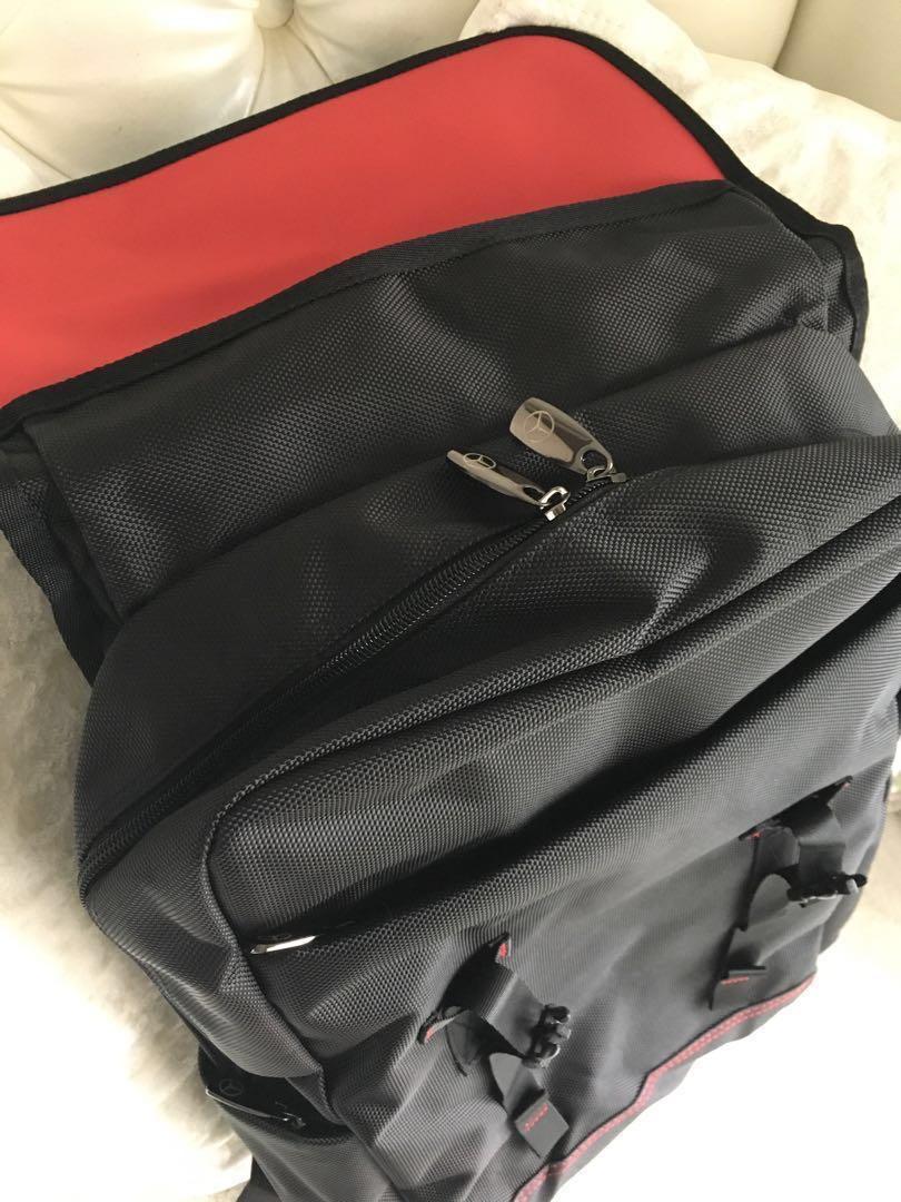 Mercedes-Benz Laptop Backpack Bag, Luxury, Bags & Wallets on Carousell