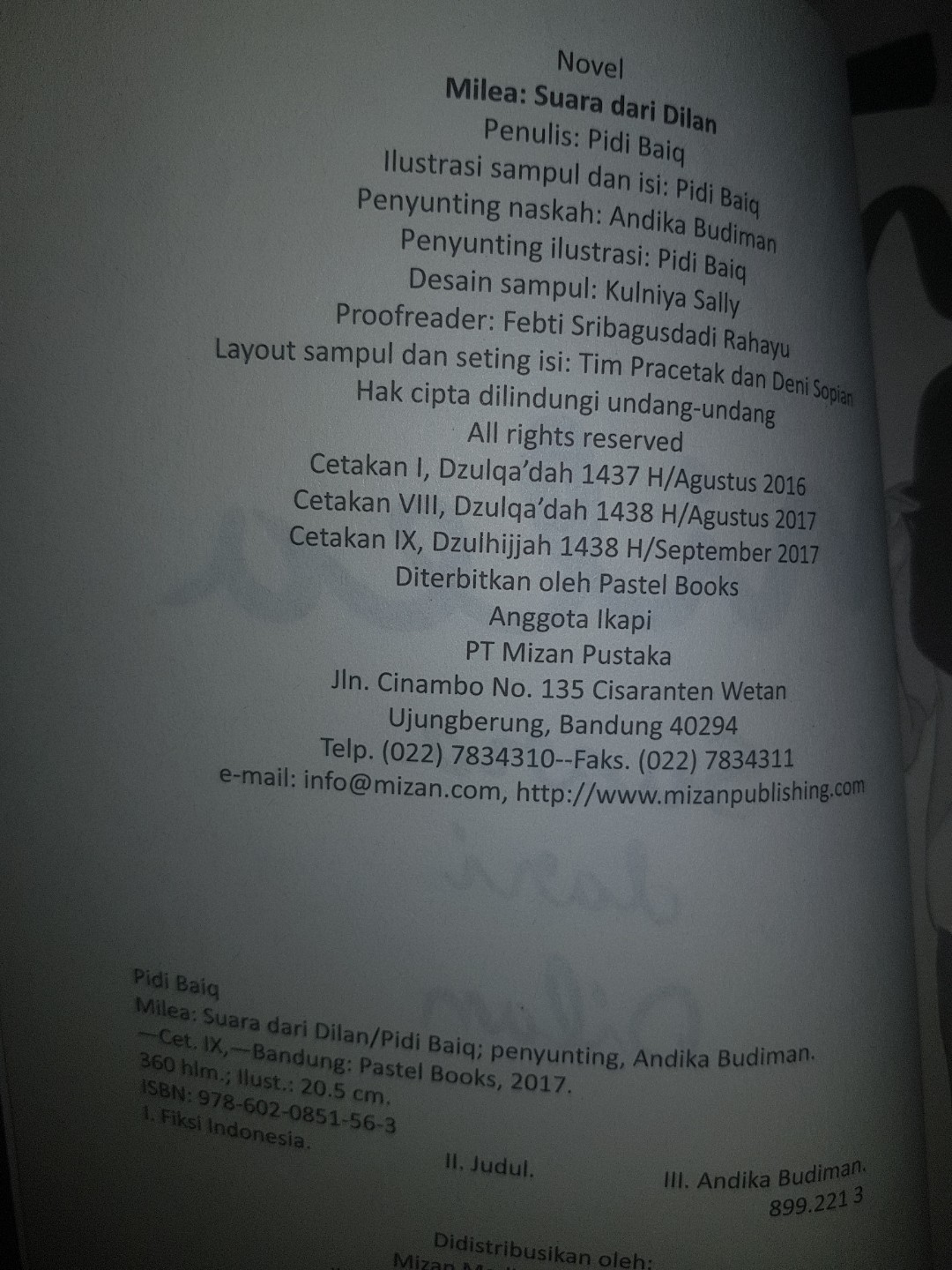 Novel Milea Suara Dari Dilan Full Halaman Berbagai Suara