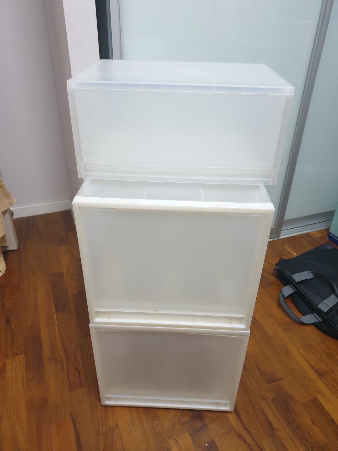 Muji PP storage box, Furniture & Home Living, Home Improvement