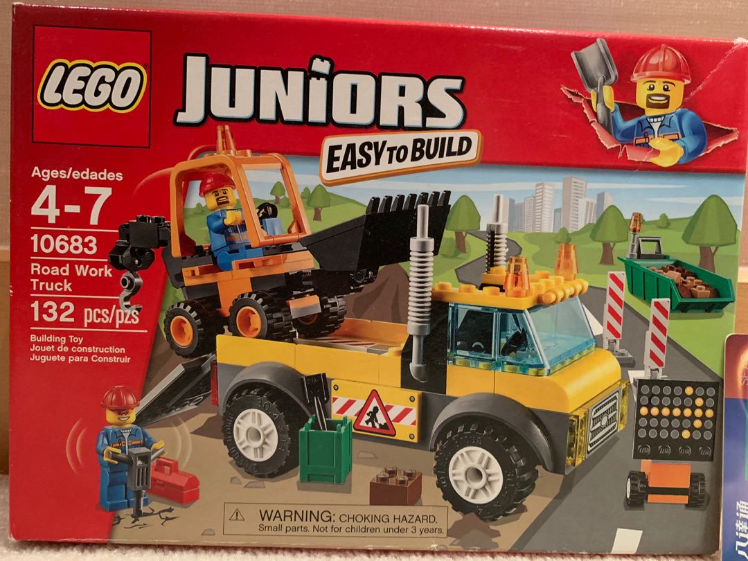 lego juniors road work truck