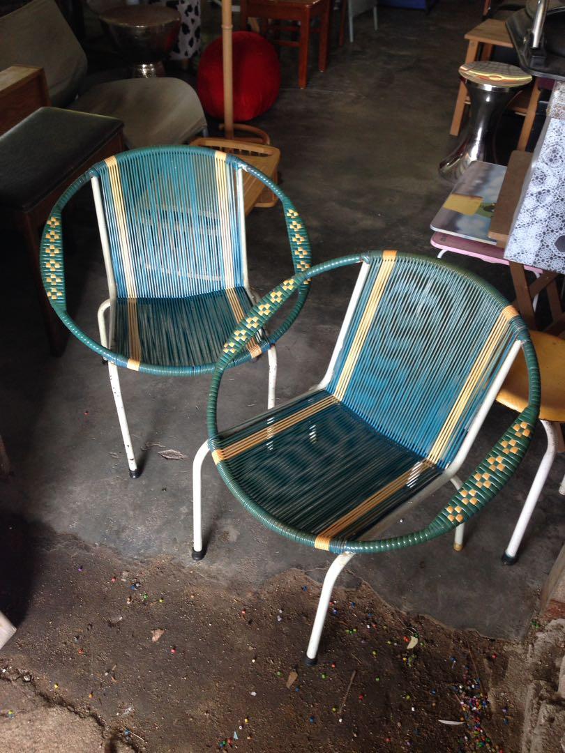 Old steel clearance chair