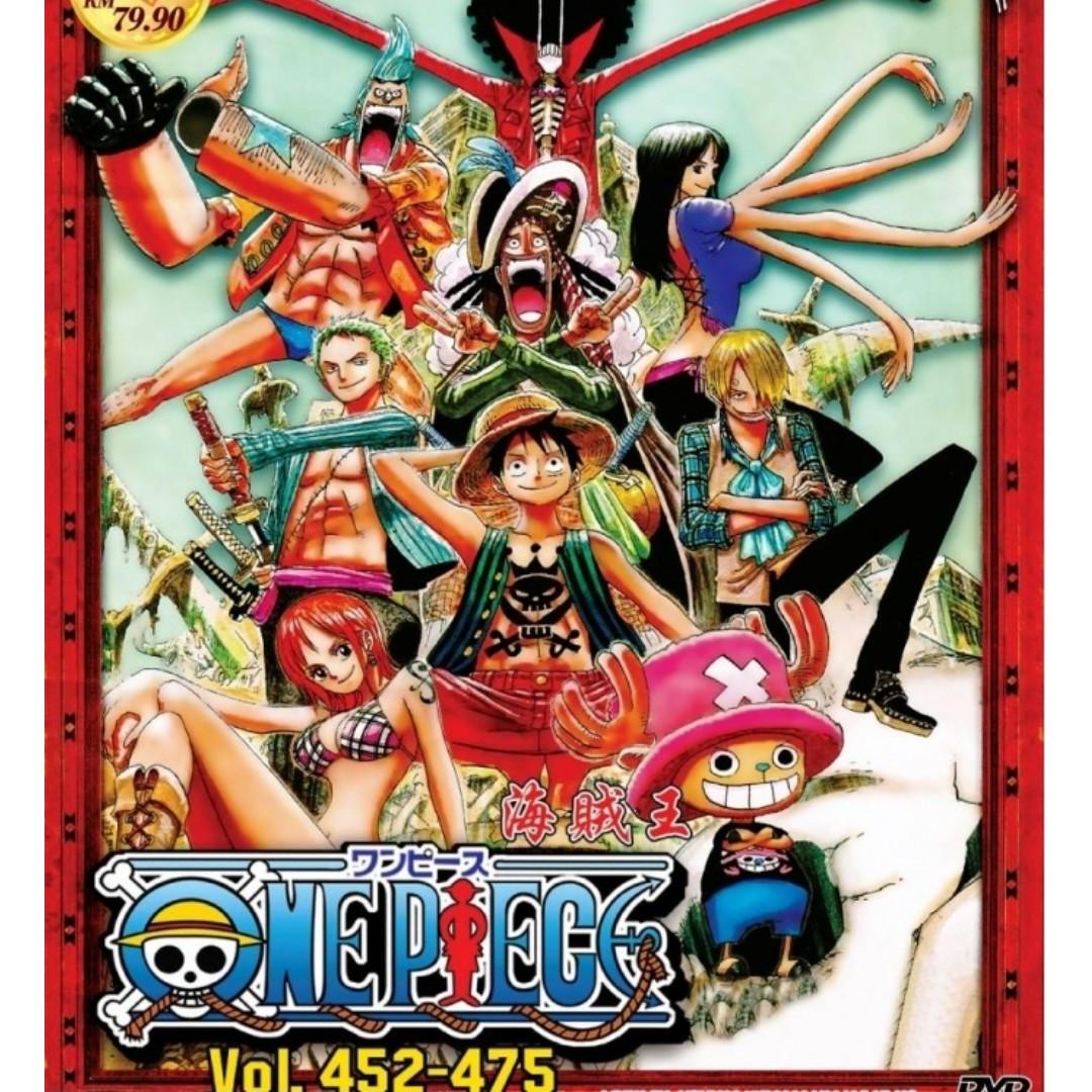One Piece Vol 452 475 Box Set Wan Pisu Pirate King Anime Dvd Music Media Cd S Dvd S Other Media On Carousell