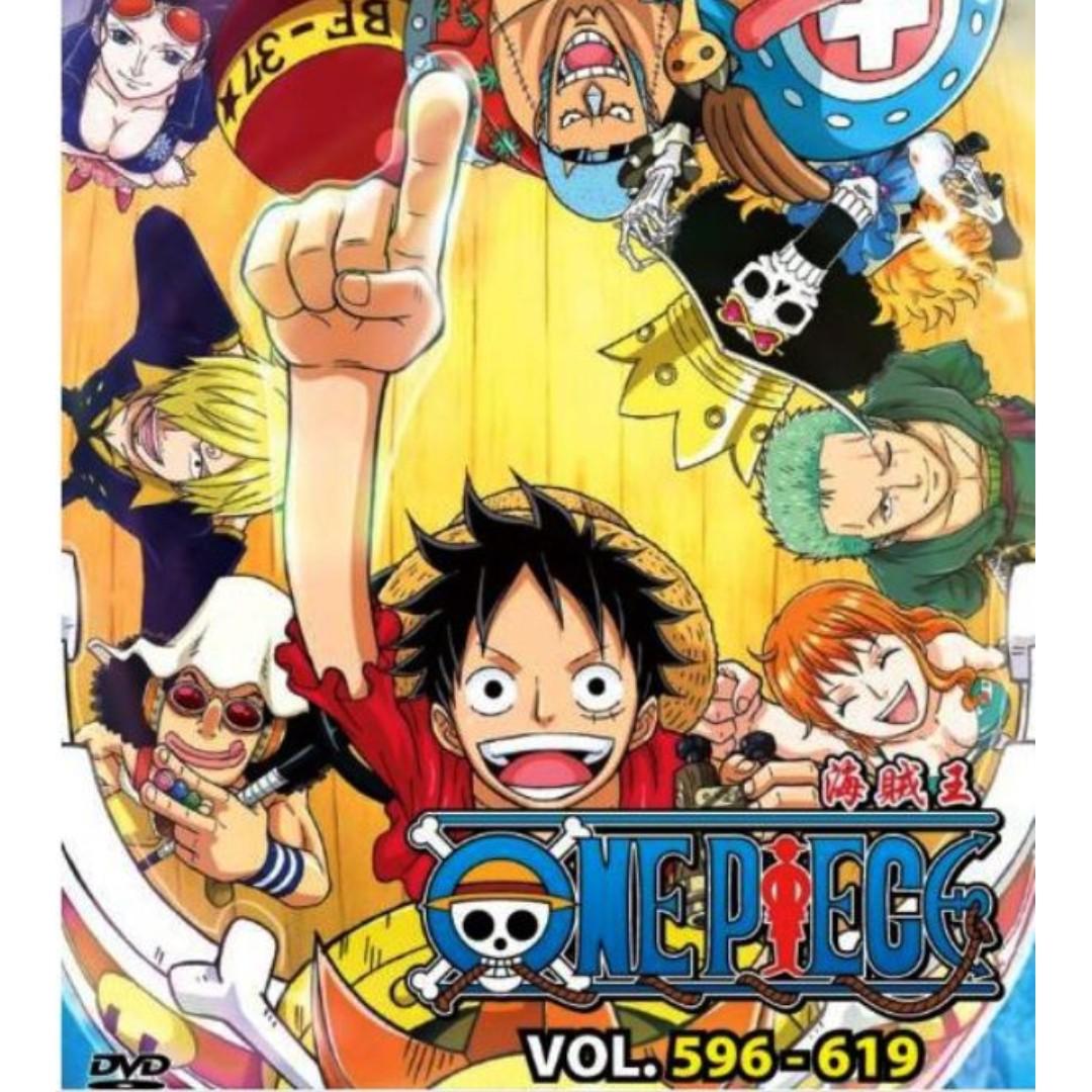 One Piece Vol 596 619 Box Set Wan Pisu Pirate King Anime Dvd Music Media Cd S Dvd S Other Media On Carousell