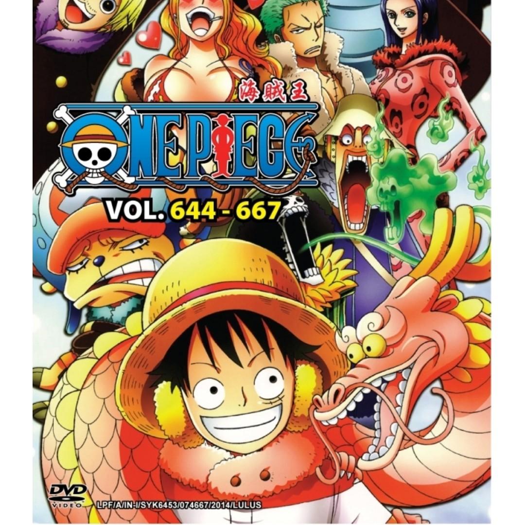 One Piece Vol 644 667 Box Set Wan Pisu Pirate King Anime Dvd Hobbies Toys Music Media Cds Dvds On Carousell