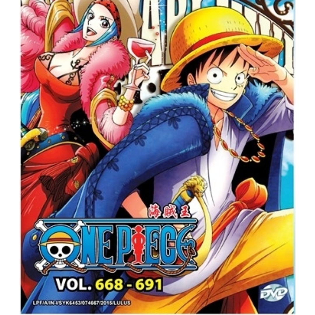 One Piece Vol 668 691 Box Set Wan Pisu Pirate King Anime Dvd Music Media Cd S Dvd S Other Media On Carousell