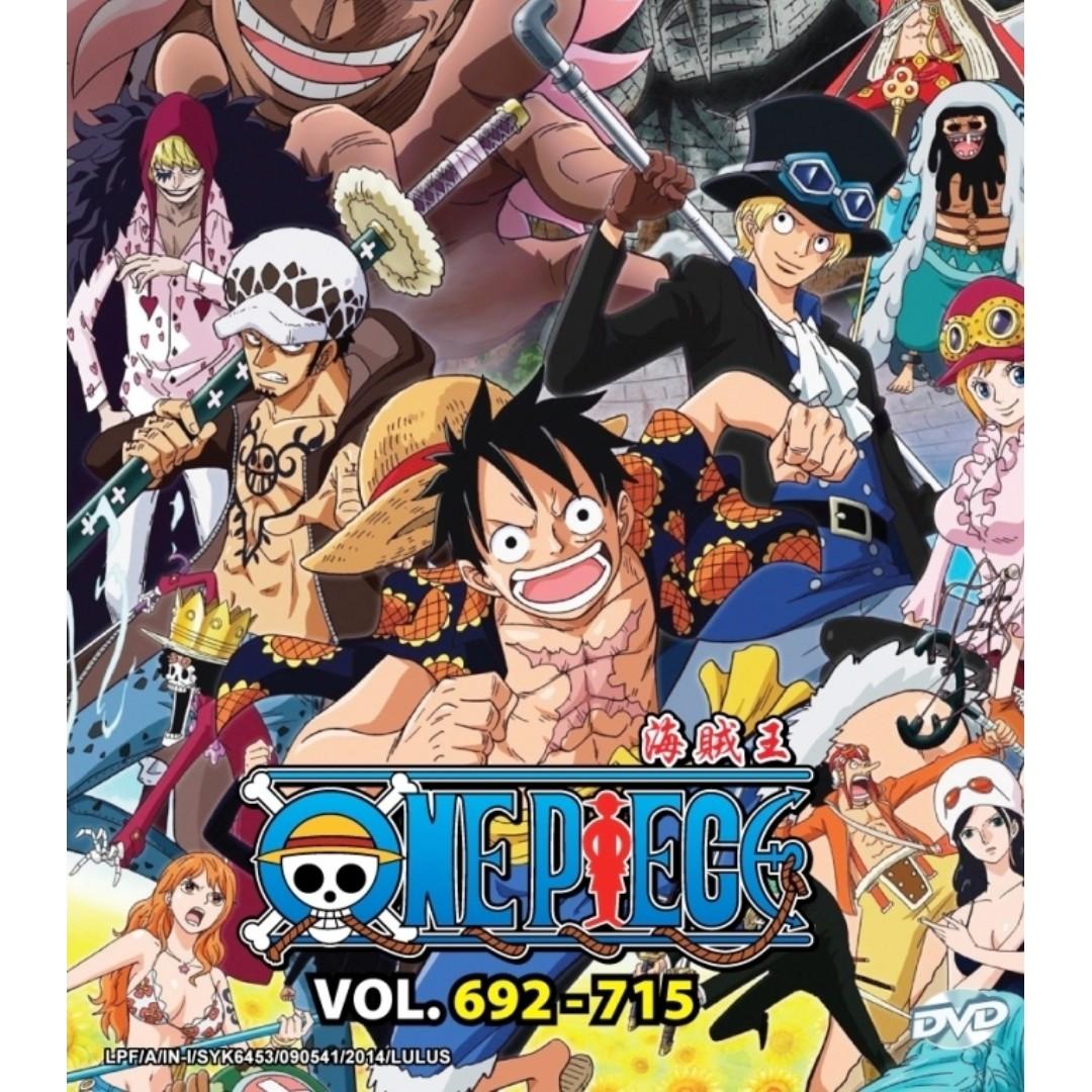 One Piece Vol 692 715 Box Set Wan Pisu Pirate King Anime Dvd Hobbies Toys Music Media Cds Dvds On Carousell