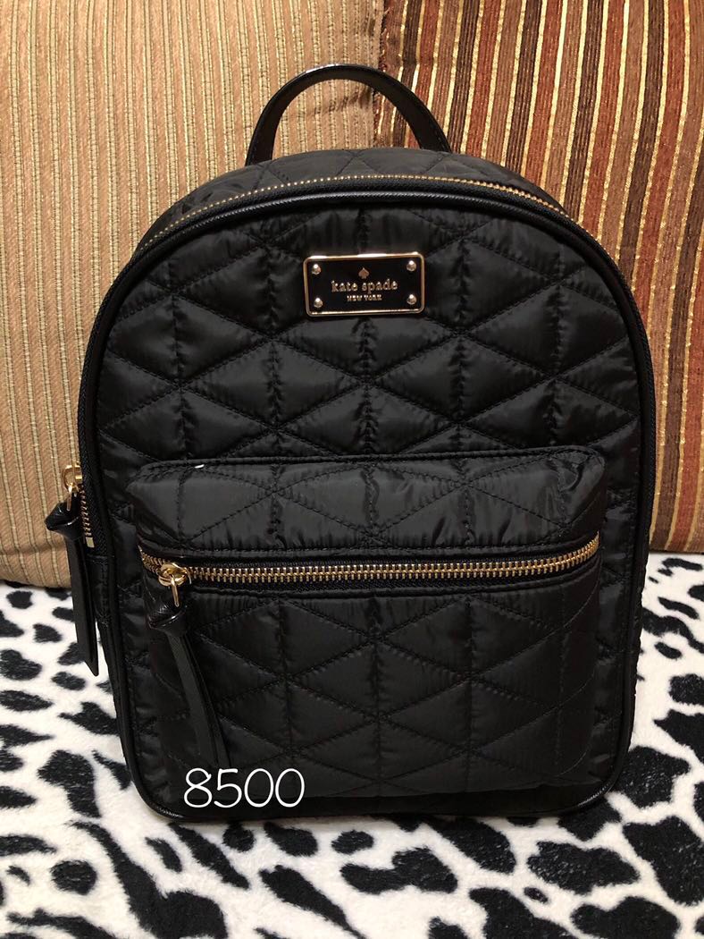Top 76+ imagen kate spade backpack quilted