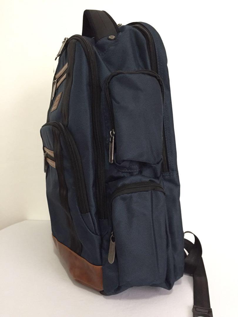 Original Penguin Peterson Backpack Fits Most 15-inch Laptop One Size, Navy