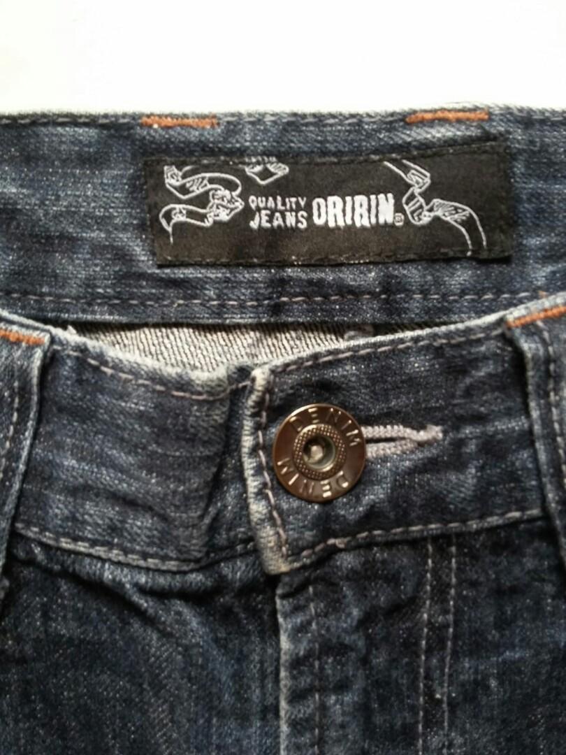 ORIRIN JAPAN JEANS 30-31, Fesyen Pria, Pakaian , Bawahan di Carousell