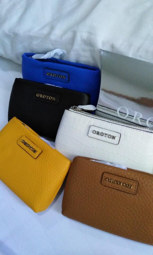 OROTON leather coin pouch, Women's Fashion, Bags & Wallets, Purses
