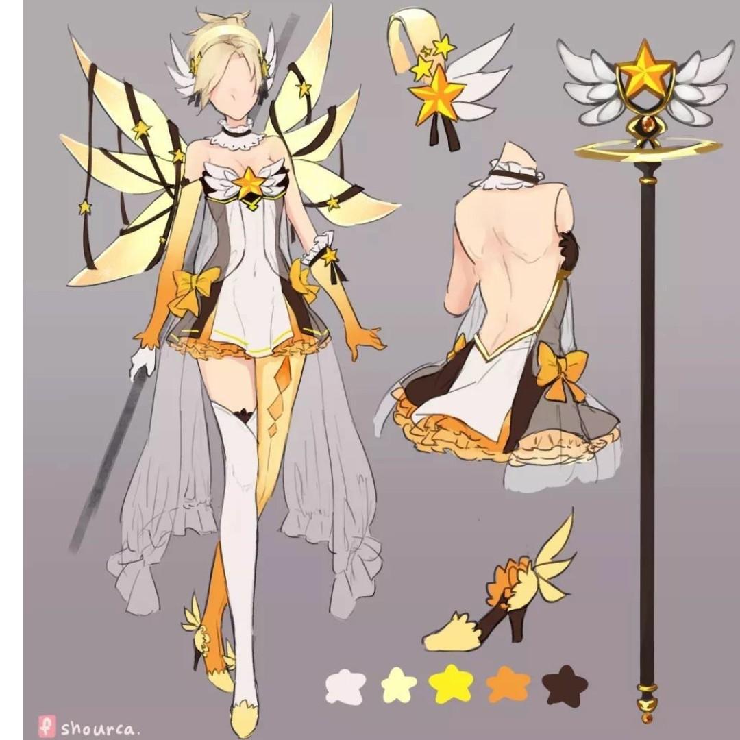 Overwatch Mercy Magical Girl Cosplay Everything Else On