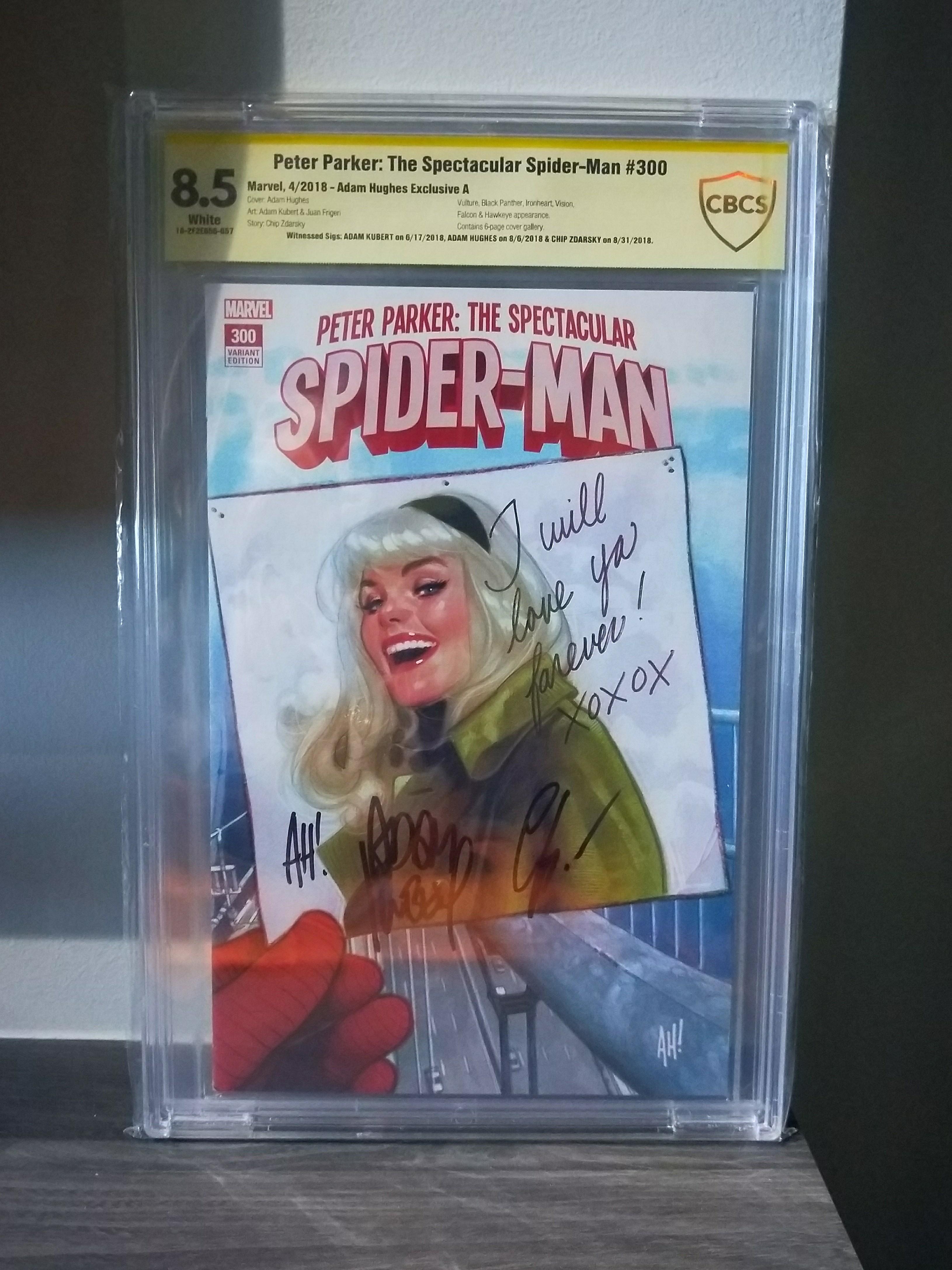 Peter Parker : The Spectacular Spiderman #300 CBCS 3x Signed, Hobbies &  Toys, Books & Magazines, Fiction & Non-Fiction on Carousell