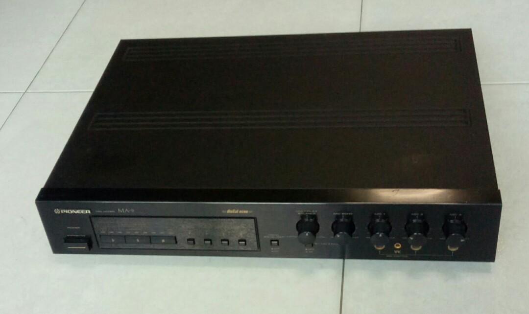 Pioneer MA9 Digital Echo Microphone Mixer for Karaoke. Made in Japan