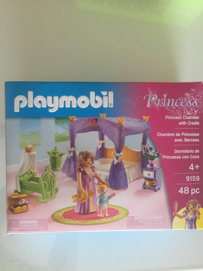playmobil princess chamber with cradle