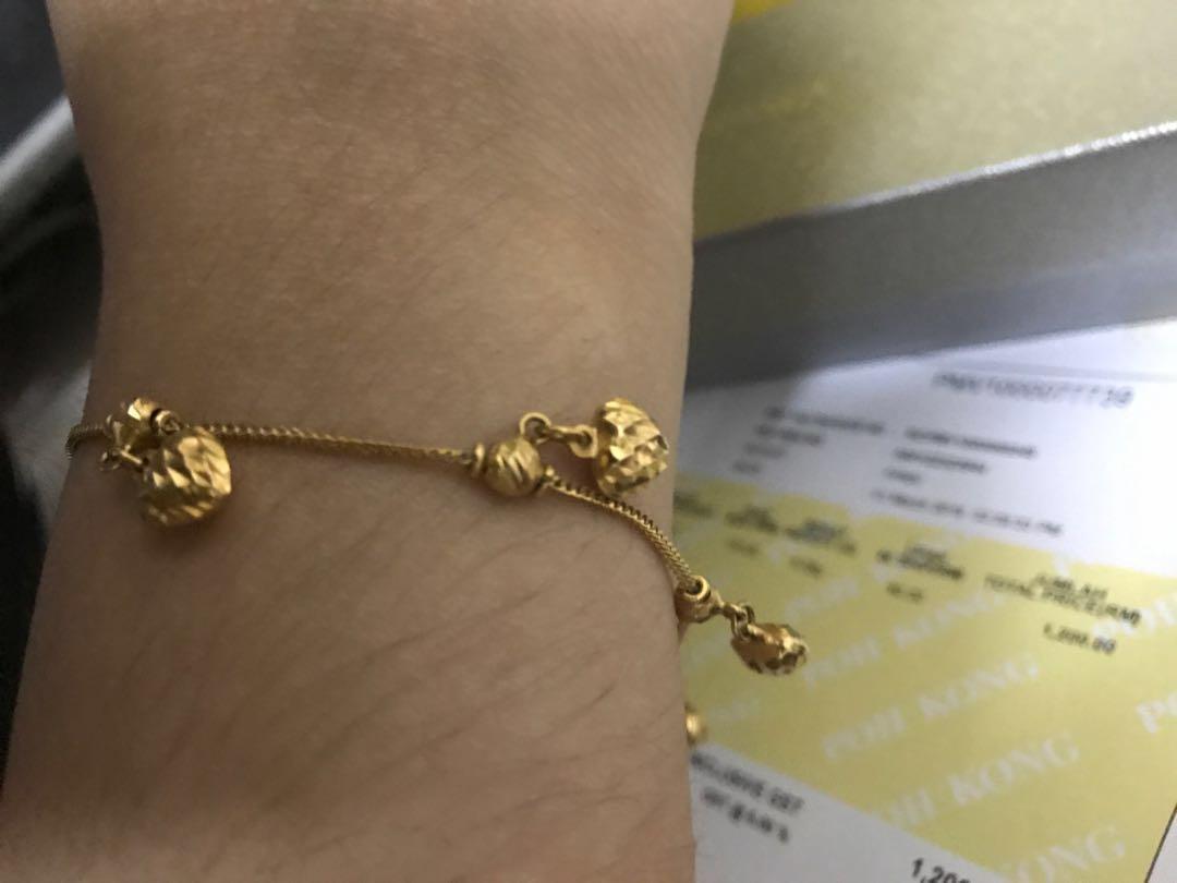Poh kong charm bracelet hot sale