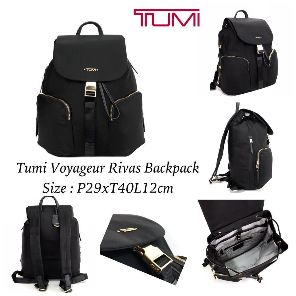 READY Name Tumi Voyageur Rivas Backpack Original Size