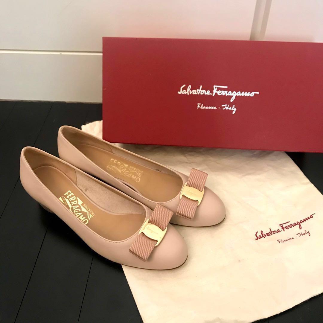 salvatore ferragamo pink shoes