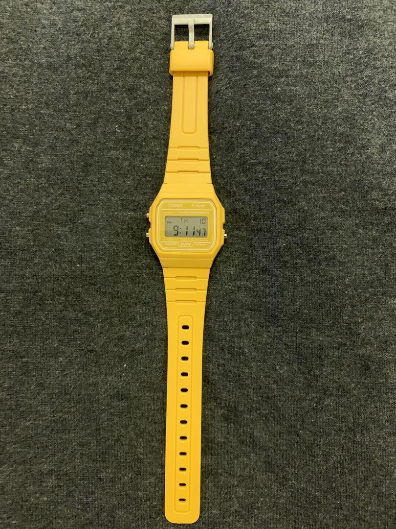 Unisex Casio Classic Alarm Chronograph Watch F91WC9AEF, Luxury