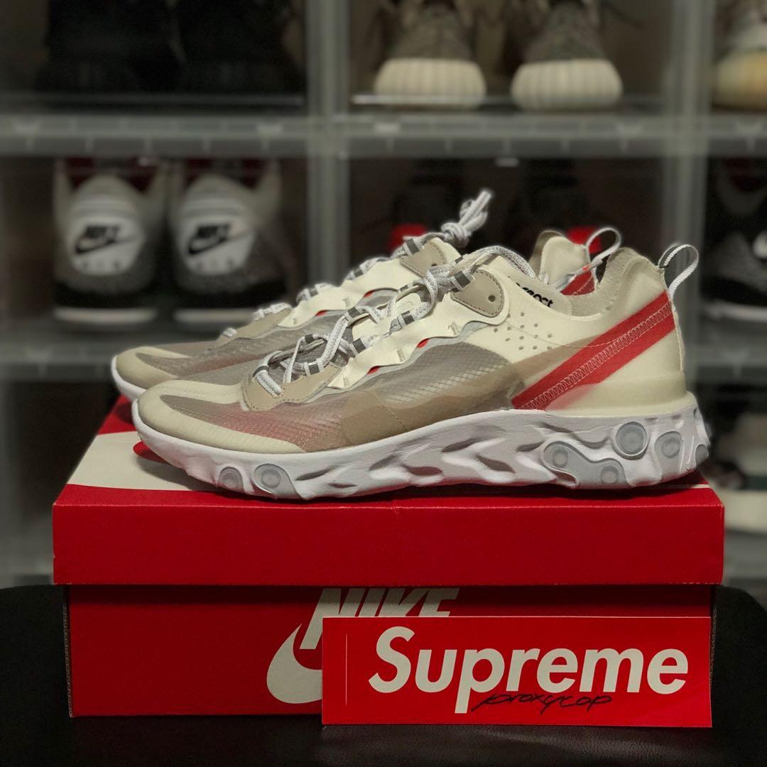 nike react element 87 sail light
