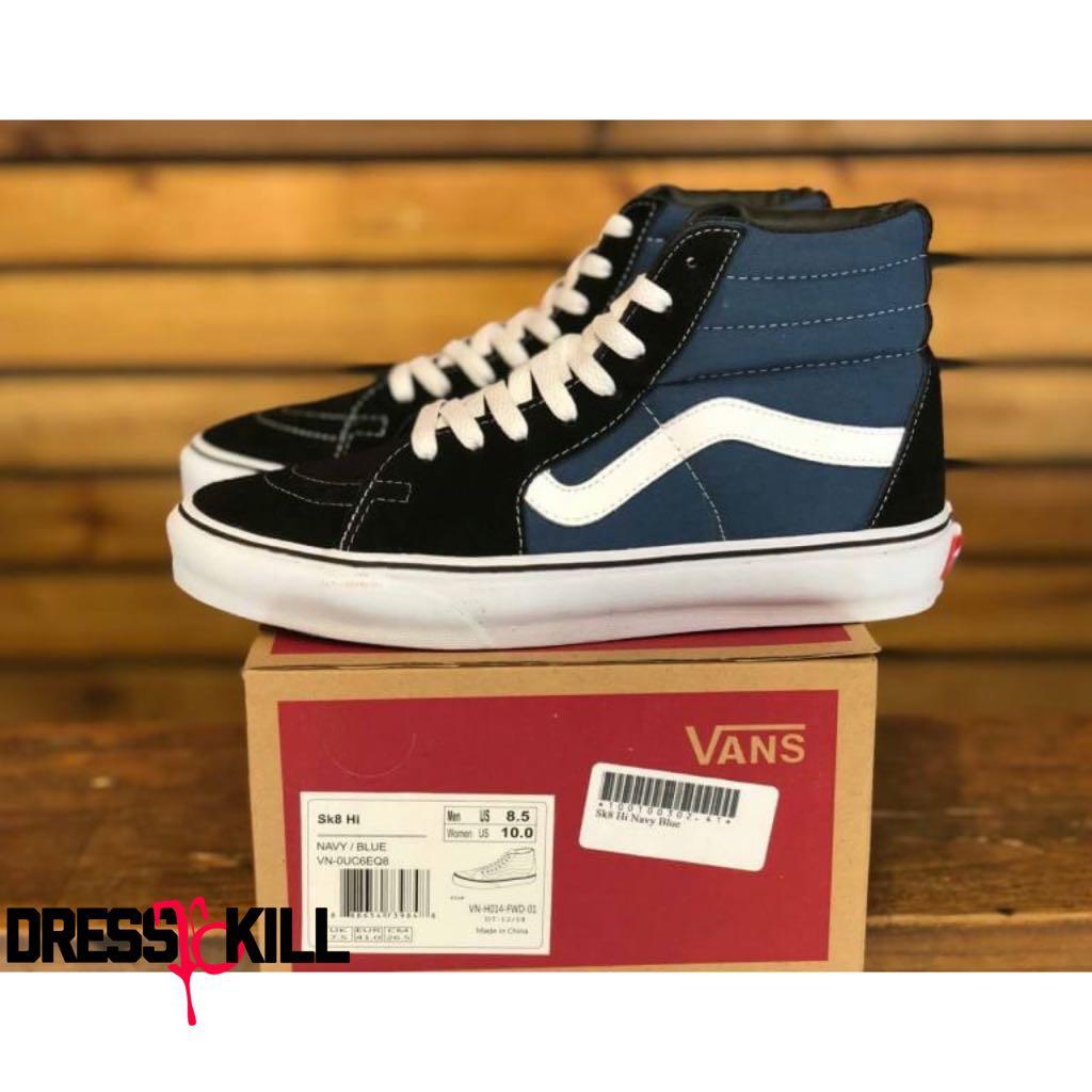 vans sk9 hi mens navy