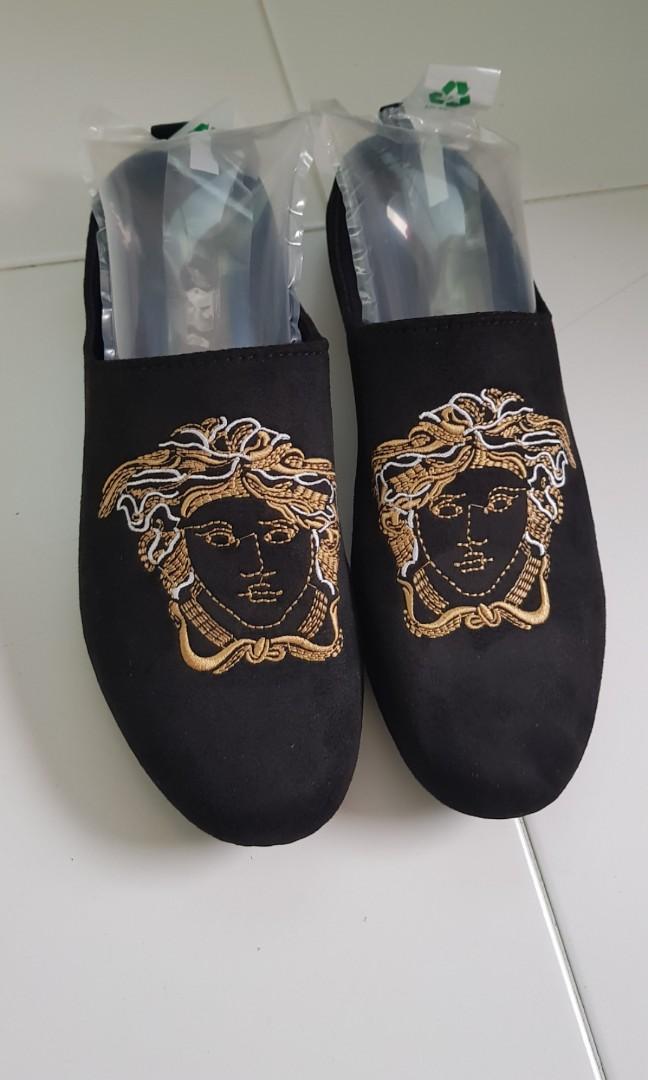 versace canvas shoes
