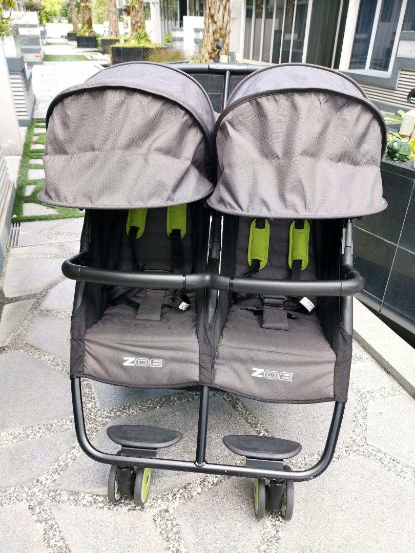 zoe double stroller used