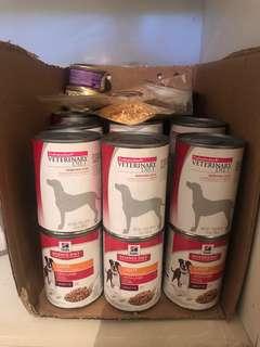 Assorted Dog Food Cans