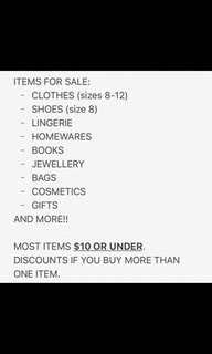 Discounted items!