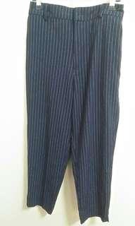 Pull & Bear Navy stripe pants