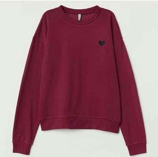 HnM Sweetshirt Love