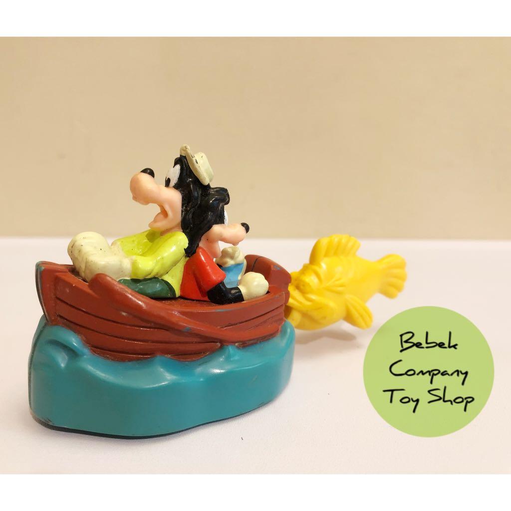1990s Burger King Disney goofy max 高飛 麥斯 釣魚小船 漢堡王 絕版玩具 麥當勞