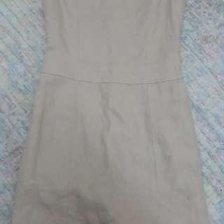 Nude colour dress