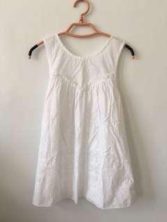 jillstuart 純白刺繡蕾絲馬甲設計 背心傘狀上衣s-m