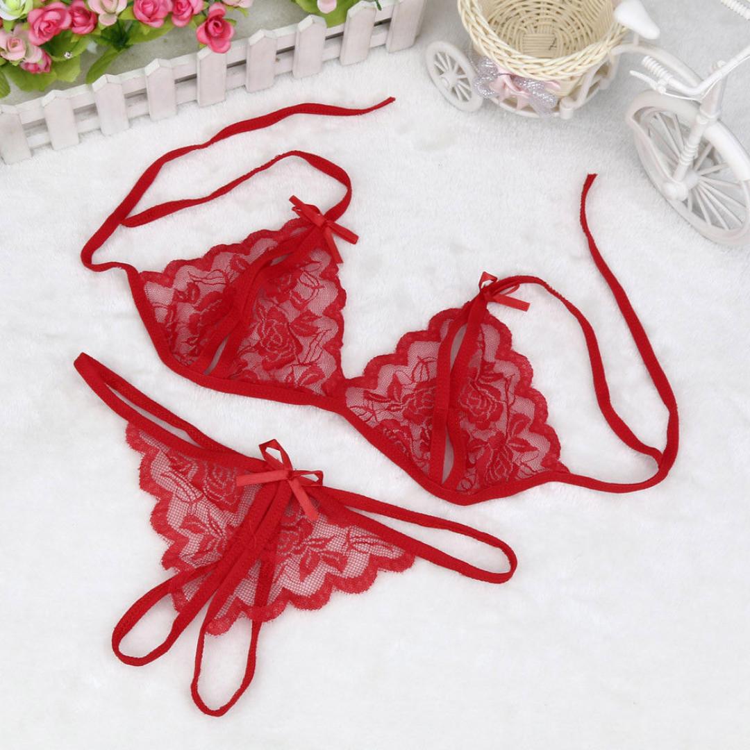 Open Crotch Panty Red L, Women's Fashion, New Undergarments & Loungewear on  Carousell