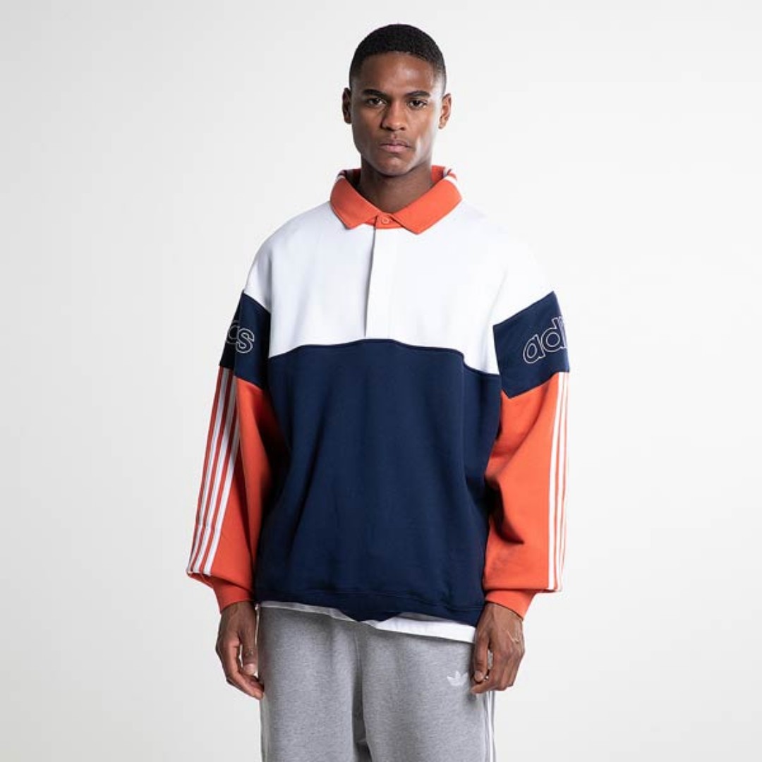 adidas originals rugby sweatshirt