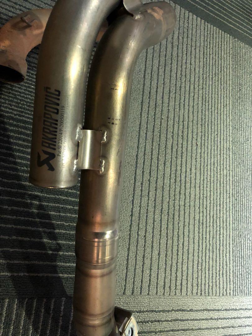 Akrapovic ktm 250 excf full titanium exhaust, Motorcycles, Motorcycle