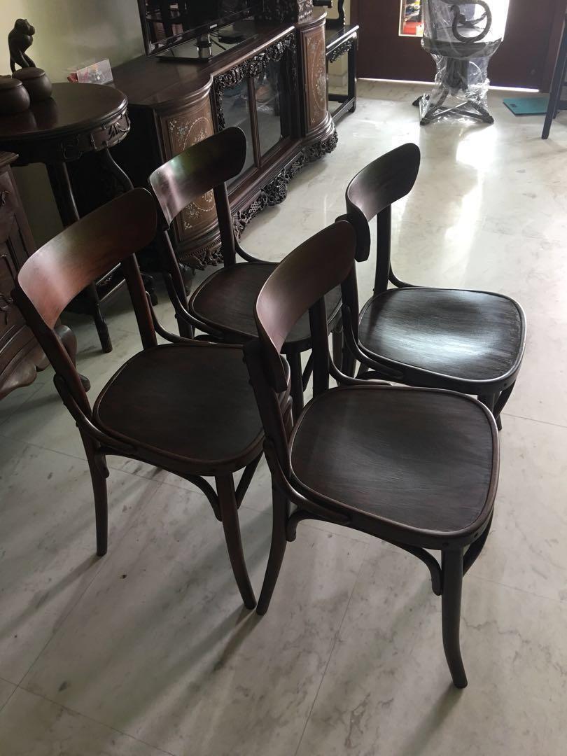 Antique Kopitiam Chairs, Furniture & Home Living, Furniture, Chairs on Carousell